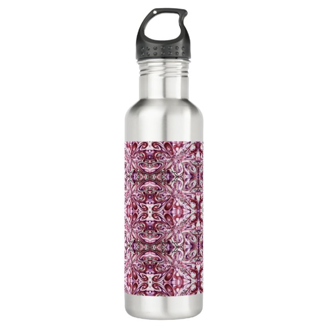 Angry Girl Edelstahlflasche (Vorderseite)