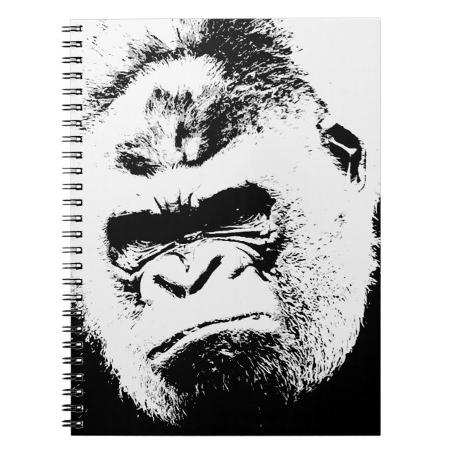 Angry Gorilla Notizblock (Vorderseite)