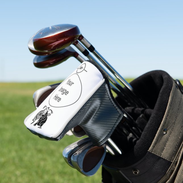 Angry Hippo Monogram Golf Headcover (In Situ)