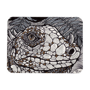 Angry Iguana Magnet