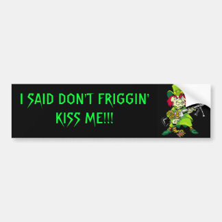 Angry Leprechaun Autoaufkleber