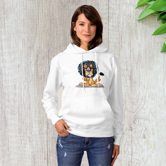 Angry Lion Womens Hoodie (Von Creator hochgeladen)
