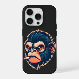 Angry Monkey iPhone 15 Pro Case Hülle
