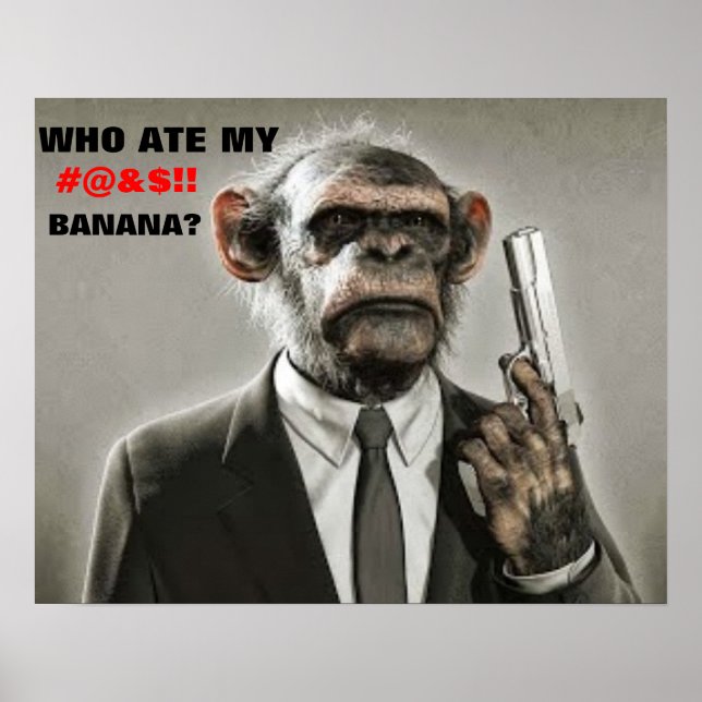 Angry Monkey Poster (Vorne)