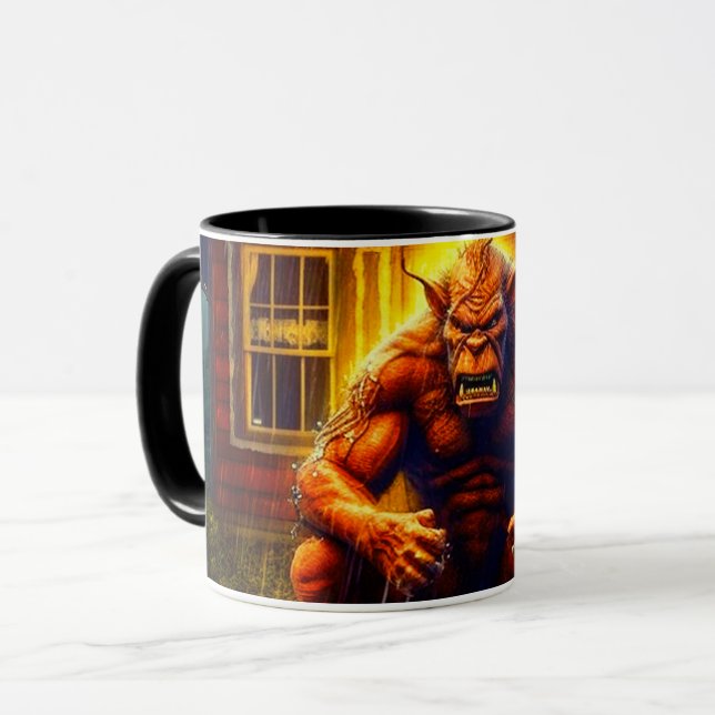 Angry Monster Tasse (Vorderseite Links)