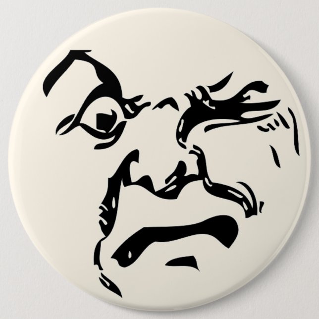ANGRY MOON BUTTON (Vorderseite)