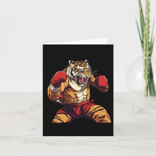 Angry Muay Thai und Thai Boxing Tiger Karte