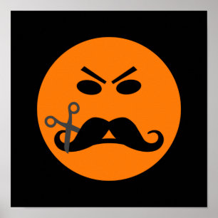 Angry Mustache Poster