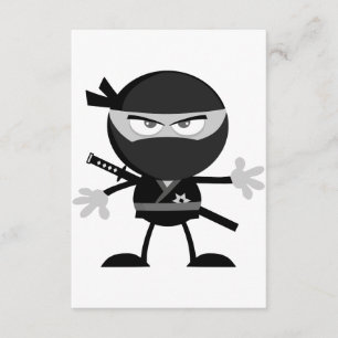 Angry Ninja Warrior Einladungen