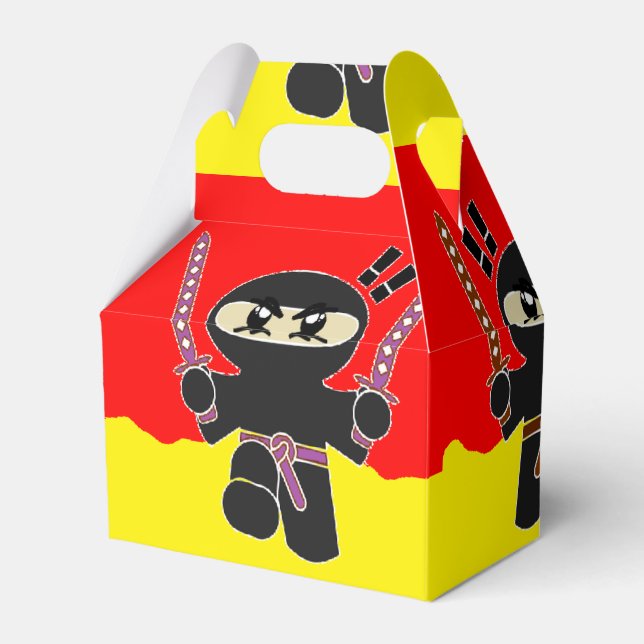 Angry Ninjas Geschenkschachtel (Vorderseite)