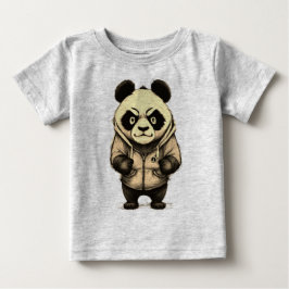Angry Panda Süße Tier Design Baby T-shirt