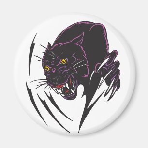 Angry Panther Magnet