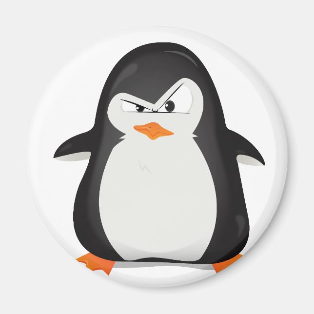 Angry Penguin Magnet (Vorne)