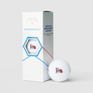 Angry Père Noël Callaway Supersoft balles de golf 