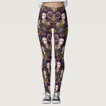 Angry Princess im Blumengarten Leggings - Niedlich