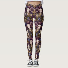 Angry Princess im Blumengarten Leggings - Niedlich