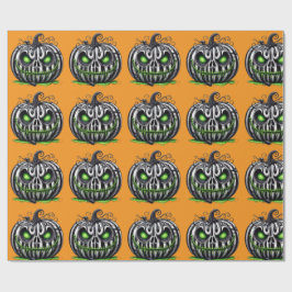 Angry Pumpkin Geschenkpapier