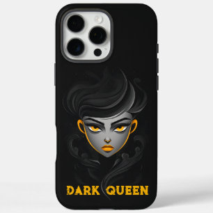 Angry Queen Black iPhone 16 Pro Max Hülle