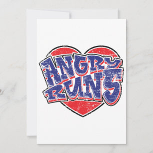 Angry Runs Fans Design v2 Einladung