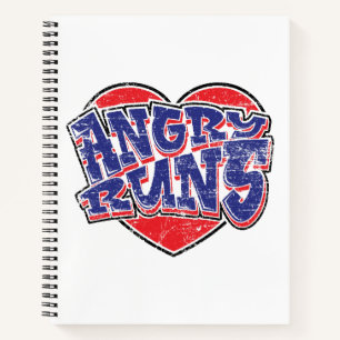 Angry Runs Fans Design v2 Notizbuch