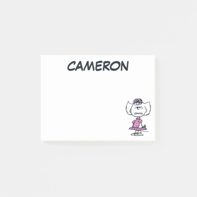 Angry Sally Post-it Klebezettel (Vorderseite)