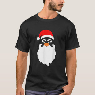 Angry Santa Claus-Big Head Weihnachten T-Shirt