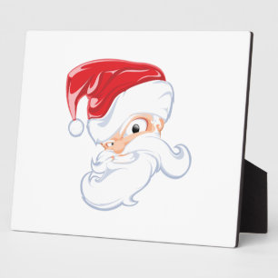 Angry Santa Claus Cartoon Fotoplatte