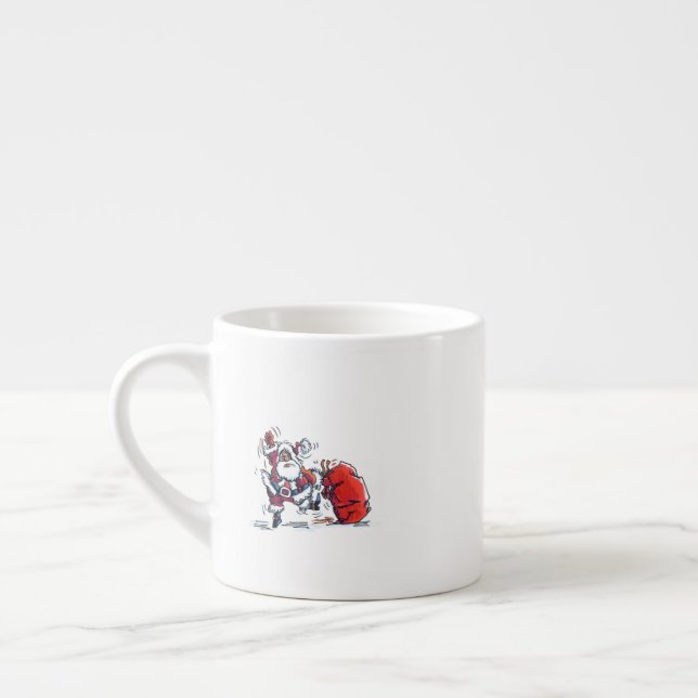 Angry Santa espresso Tasse (Links)