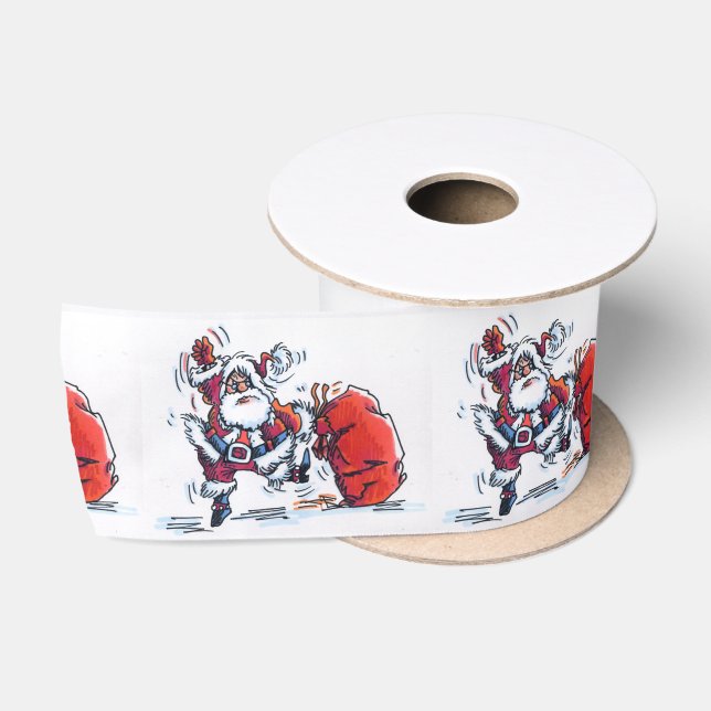 Angry Santa Ribon spool Satinband (Spule)