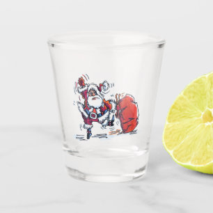 Angry Santa Shot Glas