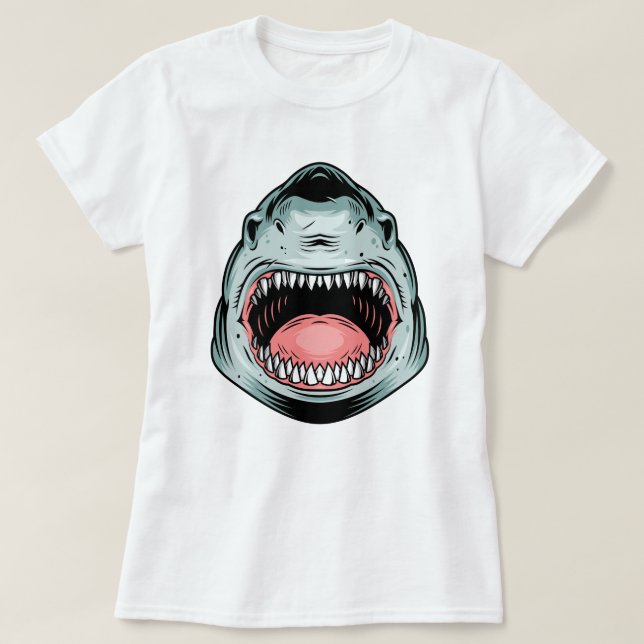 Angry Shark T-Shirt (Design vorne)