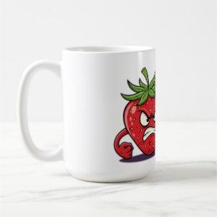 Angry Strawberry - "Zu süß, um damit umzugehen" Kaffeetasse