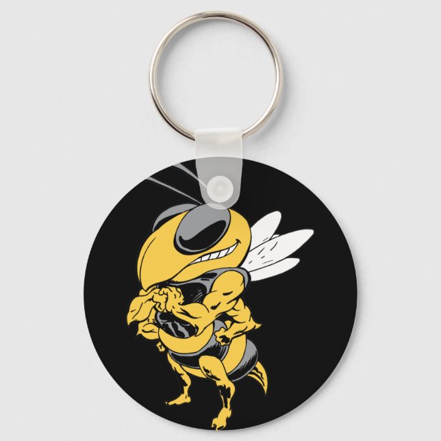Angry Super Bee Schlüsselanhänger (Vorderseite)