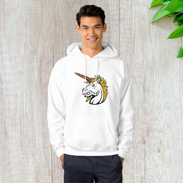 Angry Unicorn Mens Hoodie (Von Creator hochgeladen)