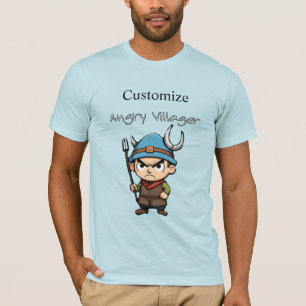Angry Villager Pitchfork Thunder_Cove T-Shirt