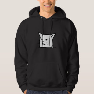 Angry Woman schreit bei Cat Hoodie