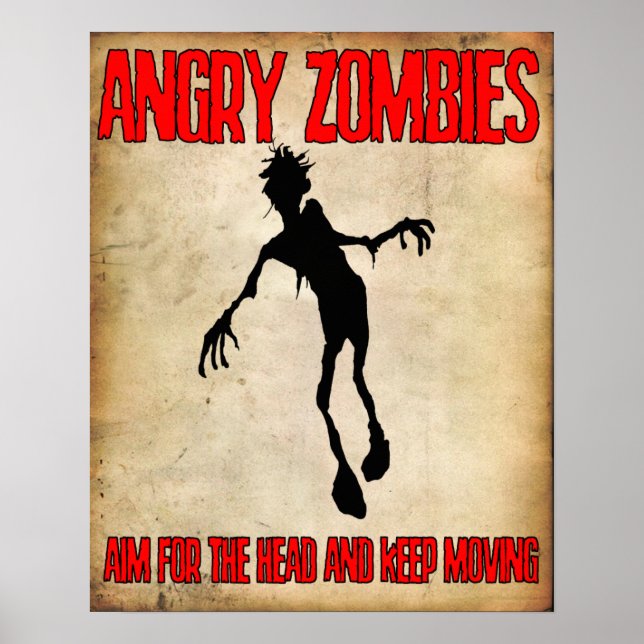 'Angry Zombies' Poster Angry Johnny (Vorne)