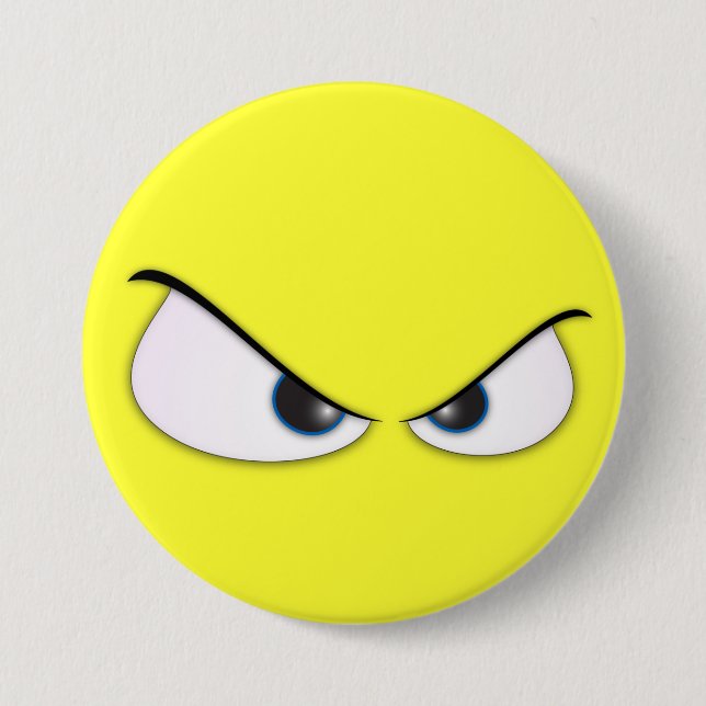 AngryEyes Knopf Button (Vorderseite)