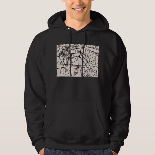 ANGST DJ HOODIE (Vorderseite)