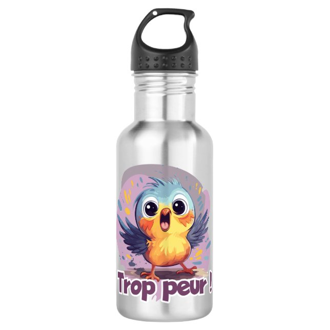 Angst Edelstahlflasche (Vorderseite)