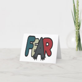 Angst Feiertagskarte