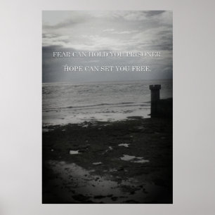 Angst gegen Hoffnung Poster