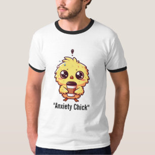 Angst-Huhn – Lustiges Nervöses Süßes Hühner-T-Shir T-Shirt