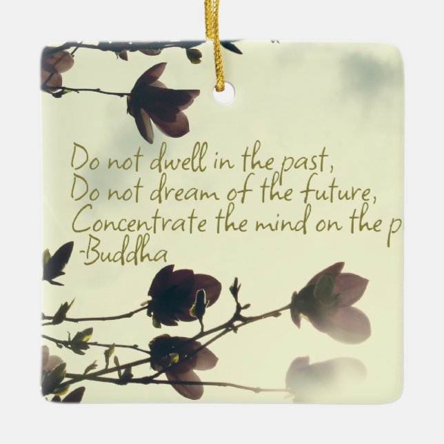 Angst Inspiration aus dem Buddha Keramikornament (Vorderseite)