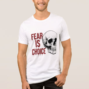 Angst ist eine Wahl Tri-Blend Shirt