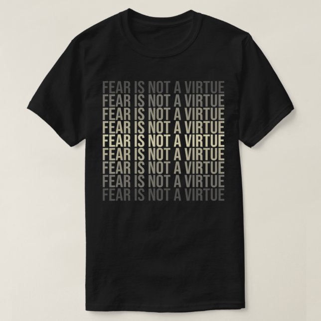 Angst ist kein Motivierend Zitat, Mind Help T-Shirt (Design vorne)
