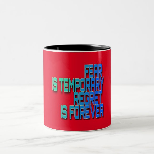 Angst ist vorübergehende Tasse (Mittel)