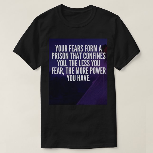 ANGST - MOTIVIEREND T-Shirt (Design vorne)