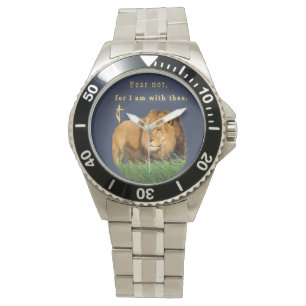 Angst nicht Christlich Armbanduhr
