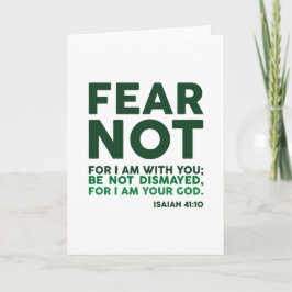 Angst nicht, denn ich bin mit dir karte